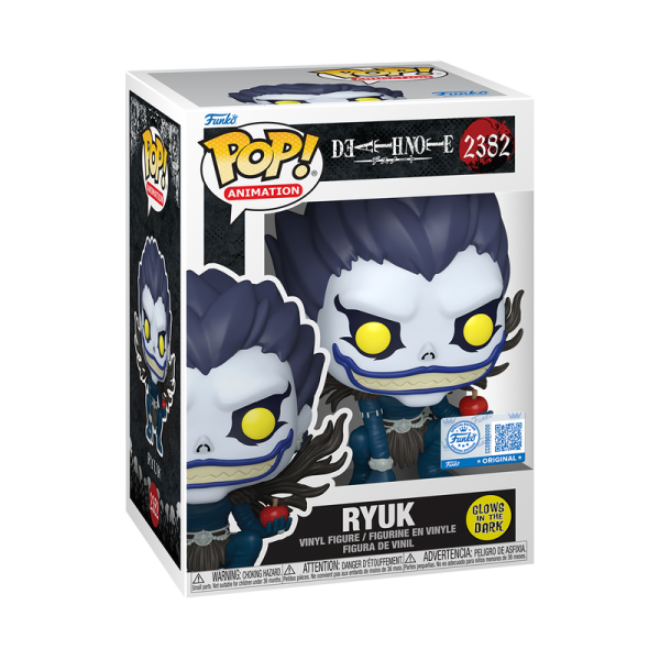 Funko Pop! Animation: Death Note Refresh - Ryuk (Glows in The Dark) (Special Edition) #Vinyl Figure