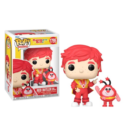 Funko Pop! Animation: Rainbow Brite - Red Butler and Sprite #1795 Vinyl Figures