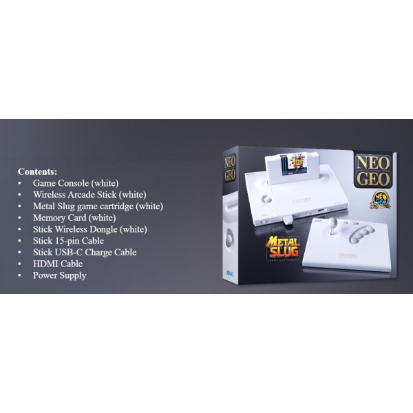 NEOGEO AES+ Anniversary Edition (White/Includes White Memory)