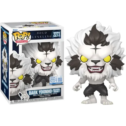 Funko Pop! Animation: Solo Leveling - Baek Yoonho (Silver Mane) ((Special Edition) #2273 Vinyl Figure