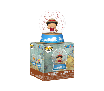 Funko Mini Snow Globes: One Piece - Monkey D. Luffy Vinyl Figure Glitter Globes