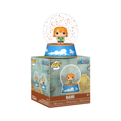 Funko Mini Snow Globes: One Piece - Nami Vinyl Figure Glitter Globes