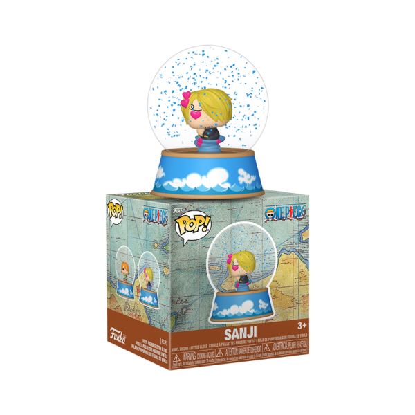 Funko Mini Snow Globes: One Piece - Sanji Vinyl Figure Glitter Globes