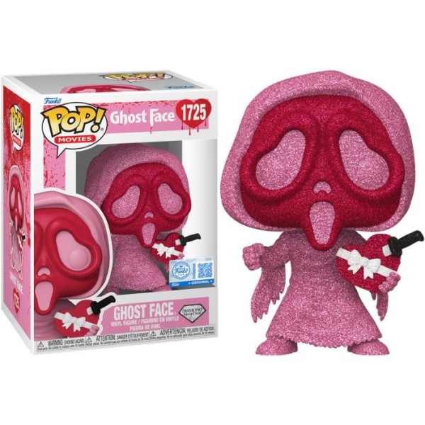 Funko Pop! Movies: Ghost Face - Ghost Face (Valentine) (Diamond Collection) (Special Edition) #1725 Vinyl Figure