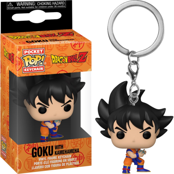 Funko Pocket Pop!: Dragon Ball Z - Goku With Kamehameha Vinyl Figure Keychain Funko Pocket Pop!: Dragon Ball Z - Goku With Kamehameha Vinyl Figure Keychain