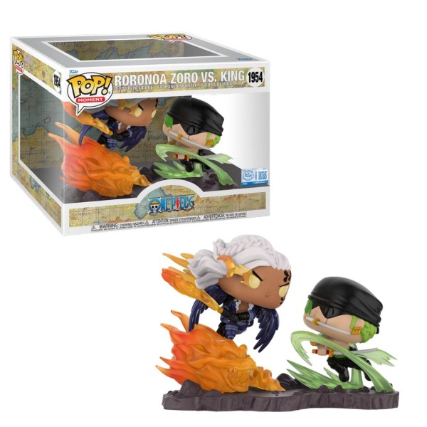 Funko Pop! Moment: One Piece - Roronoa Zoro vs King (Special Edition) #1954 Vinyl Figure