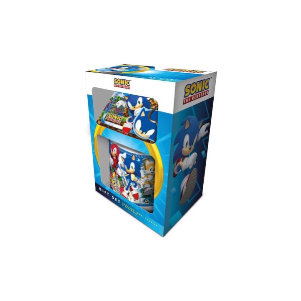 Pyramid SEGA: Sonic The Hedgehog - Mug, Coaster & Keychain Gift Set (GP86530)