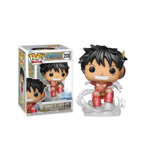 Funko Pop! Plus: One Piece - Monkey D.Luffy (Egghead) (Metallic) (Special Edition) #2138 Vinyl Figure