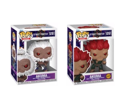Funko Pop! Games: Street Fighter - Akuma* #1261 Vinyl Figure BUNDLE 1+1 CHASE