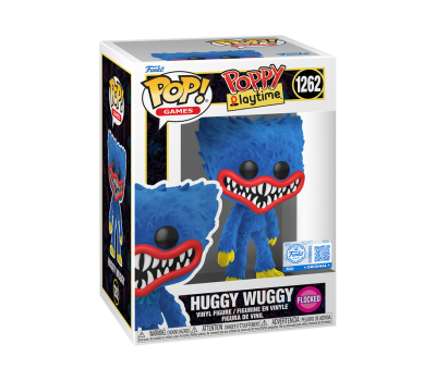 Funko Pop! Games: Poppy Playtime - Huggy Wuggy (Flocked) (Special Edition) #1262 Vinyl Figure