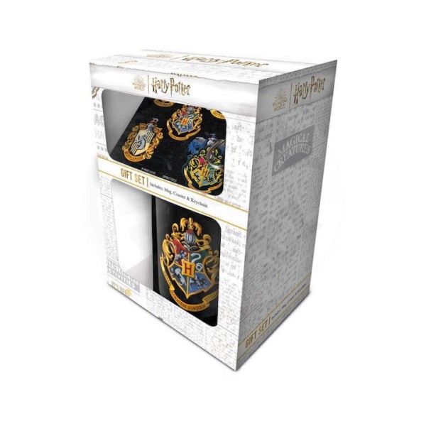 Pyramid: Harry Potter - Crest Gift Set (Mug, Coaster & Keychain) (GP86732)