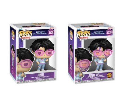 Funko Pop! Animation: K-pop Demon Hunters - Jinu* #2259 Vinyl Figure CHASE BUNDLE