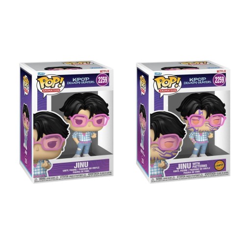 Funko Pop! Animation: K-pop Demon Hunters - Jinu* #2259 Vinyl Figure CHASE BUNDLE