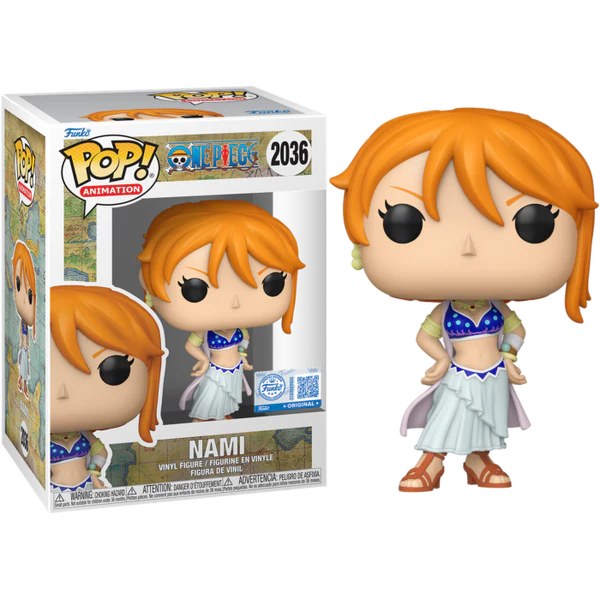 Funko Pop! Animation: One Piece - Nami (Alabasta) (Special Edition) #2036 Vinyl Figure