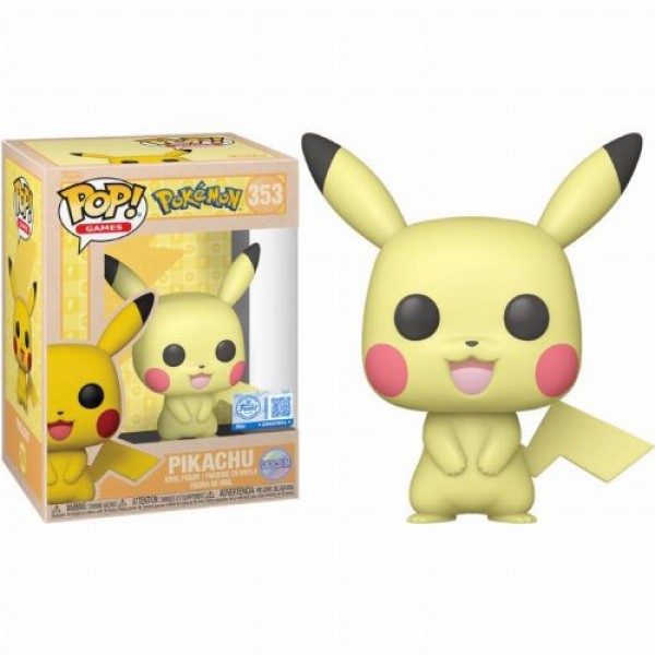 Funko Pop! Games: Pokemon - Pikachu (Soft Color) (Special Edition) #353 Vinyl Figure Funko Pop! Games: Pokemon - Pikachu (Soft Color) (Special Edition) #353 Vinyl Figure