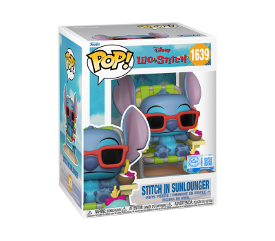 Funko Pop! Premium: Lilo & Stitch - Stitch in Sunlounger (Special Edition) #1639 Vinyl Figure