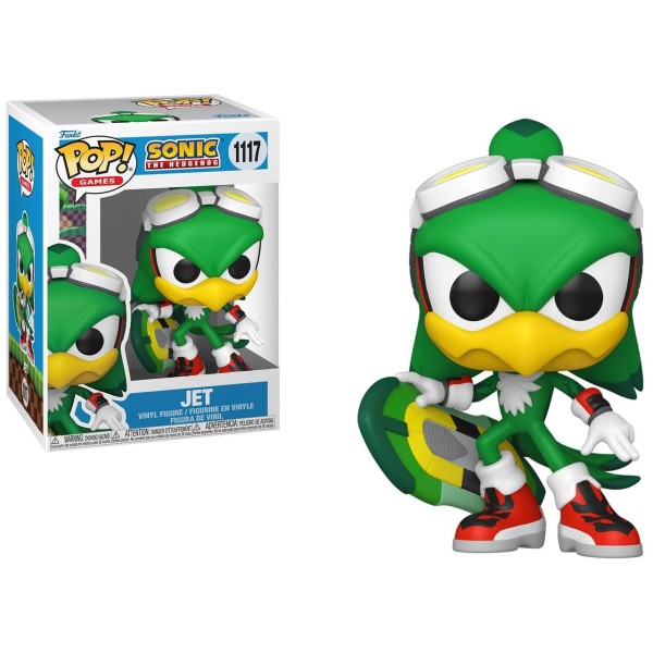 Funko Pop! Games: Sonic The Hedgehog - Jet (with Board) #1117 Vinyl Figure Funko Pop! Games: Sonic The Hedgehog - Jet (with Board) #1117 Vinyl Figure