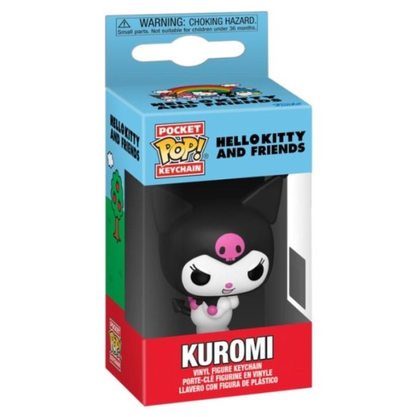 Funko Pocket Pop! Sanrio: Hello Kitty and Friends - Kuromi Vinyl Figure Keychain