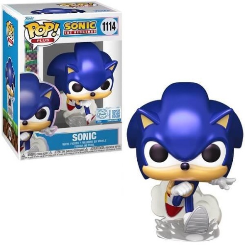 Funko Pop! Plus: Sonic The Hedgehog - Sonic (Special Edition) #1114 Vinyl Figure Funko Pop! Plus: Sonic The Hedgehog - Sonic (Special Edition) #1114 Vinyl Figure