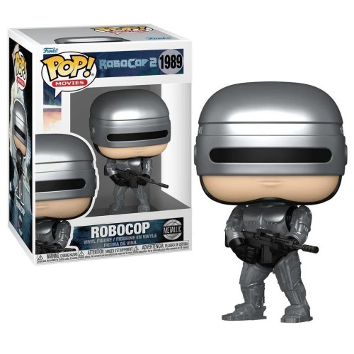 Funko Pop! Movies: Robocop 2 - Robocop Metallic* #1989 Vinyl Figure