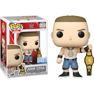 Funko Pop! WWE: John Cena with Spinner Belt (Special Edition) #203 Vinyl Figure