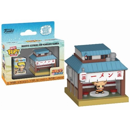 Funko Bitty Pop! Towns: Naruto Shippuden - Naruto Uzumaki and Ichiraku Ramen Vinyl Figures