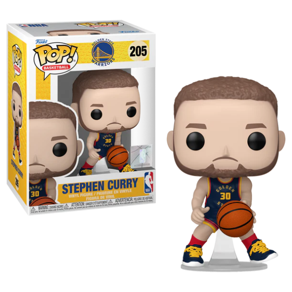 Funko Pop! Basketball: NBA Warriors - Stephen Curry (City Edition 24-25) #205 Vinyl Figure