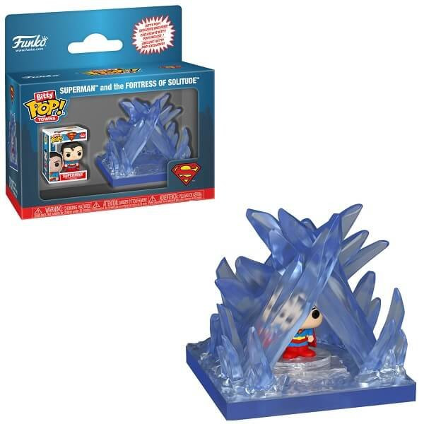 Funko Bitty Pop! Towns: Superman - Superman and The Fortress of Solitude Vinyl Figures Funko Bitty Pop! Towns: Superman - Superman and The Fortress of Solitude Vinyl Figures