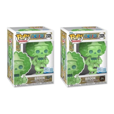 Funko Pop! Animation: One Piece - Ghost Brook (Special Edition) #2325Vinyl Figure BUNDLE 1+1 CHASE (Glows in The Dark*)