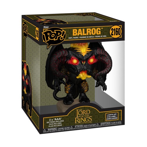 Funko Pop! Super SFX: The Lord of The Rings - Balrog #2160 Vinyl Figure (6
