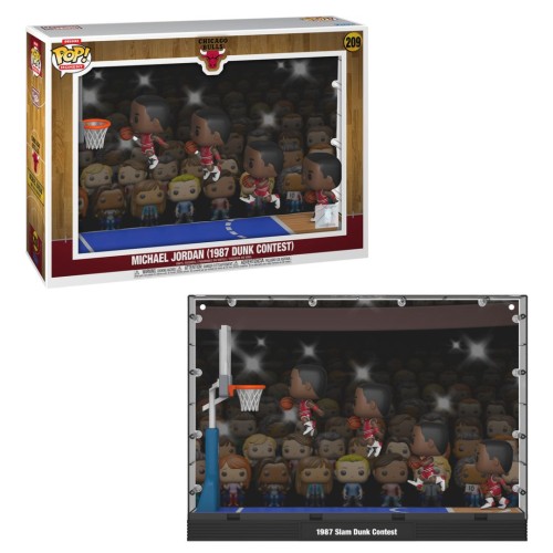 Funko Pop! Moments Deluxe: Chicago Bulls - Michael Jordan (1987 Dunk Contest) #209 Vinyl Figure