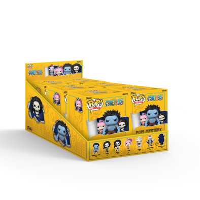 Funko Pop! Mystery: One Piece (Blind Box/Random) Vinyl Figures Display Case of 6