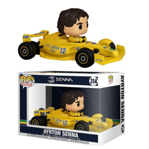 Funko Pop! Rides (Super Deluxe): Senna - Ayrton Senna (Lotus) #314 Vinyl Figure
