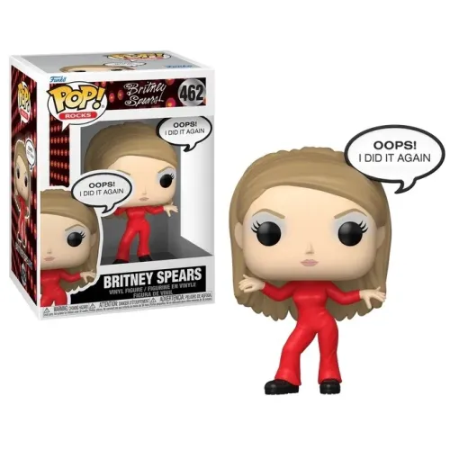 Funko Pop! Rocks: Britney Spears - Britney Spears (Oops, I Did It Again) #462 Vinyl Figure