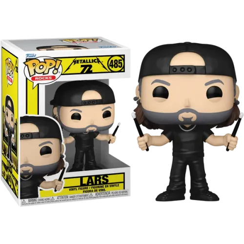 Funko Pop! Rocks: Metallica 72 - Lars #485 Vinyl Figure