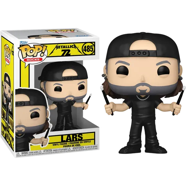 Funko Pop! Rocks: Metallica 72 - Lars #485 Vinyl Figure
