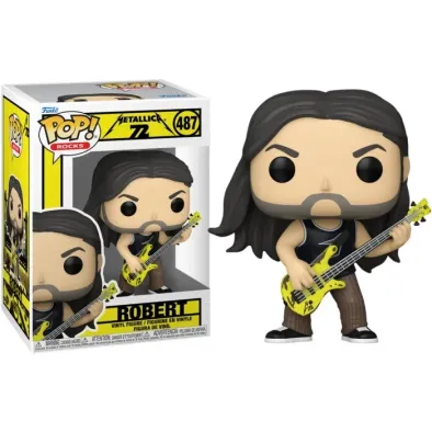 Funko Pop! Rocks: Metallica 72 - Robert #487 Vinyl Figure