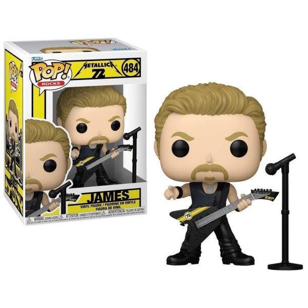 Funko Pop! Rocks: Metallica 72 - James #484 Vinyl Figure