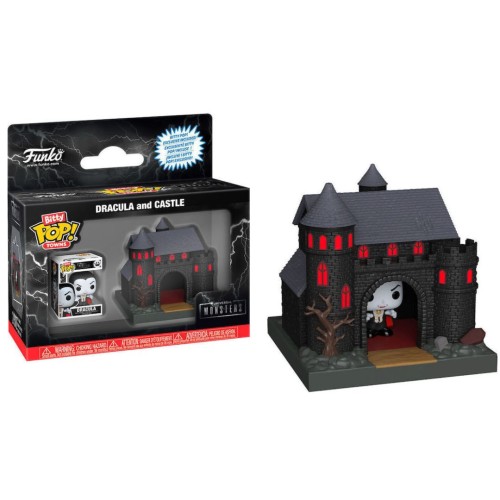 Funko Bitty Pop! Towns: Universal Monsters - Dracula and Castle Vinyl Figures
