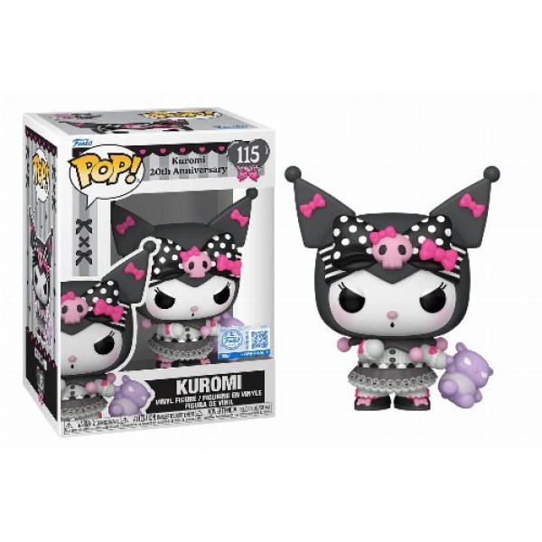 Funko Pop! Sanrio: Kuromi 20th Anniversary - Kuromi (with Toy) #115 Vinyl Figure Funko Pop! Sanrio: Kuromi 20th Anniversary - Kuromi (with Toy) #115 Vinyl Figure