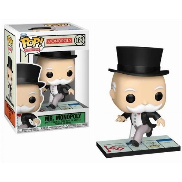 Funko Pop! Retro Toys: Monopoly - Mr. Monopoly (Pass Go) #162 Vinyl Figure Funko Pop! Retro Toys: Monopoly - Mr. Monopoly (Pass Go) #162 Vinyl Figure