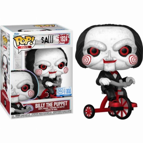 Funko Pop! Plus: Saw - Billy The Puppet on Tricycle (Special Edition) #1824 Vinyl Figure Funko Pop! Plus: Saw - Billy The Puppet on Tricycle (Special Edition) #1824 Vinyl Figure