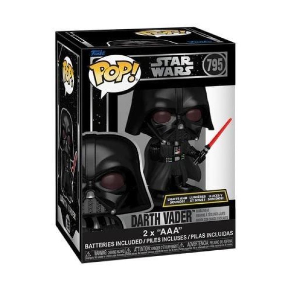 Funko Pop!: Star Wars - Darth Vader (Lights and Sounds) #795 Vinyl Figure Funko Pop!: Star Wars - Darth Vader (Lights and Sounds) #795 Vinyl Figure