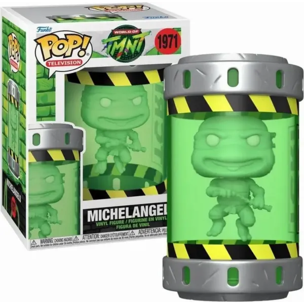 Funko Pop! Television: World of TMNT - Michelangelo (UV) #1971 Vinyl Figure