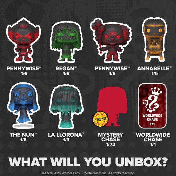 Funko Pop! Mystery: WB Horror (Blind Box/Random) Vinyl Figure