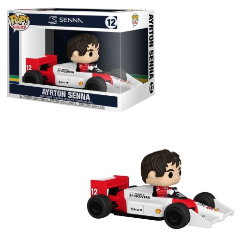 Funko Pop! Rides Super Deluxe: Senna - Ayrton Senna (McLaren) #12 Vinyl Figure