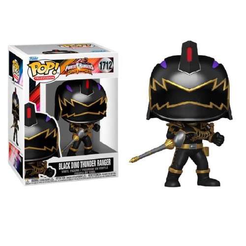 Funko Pop! Television: Power Rangers Dinothunder - Black Dinothunder Ranger #1712 Vinyl Figure