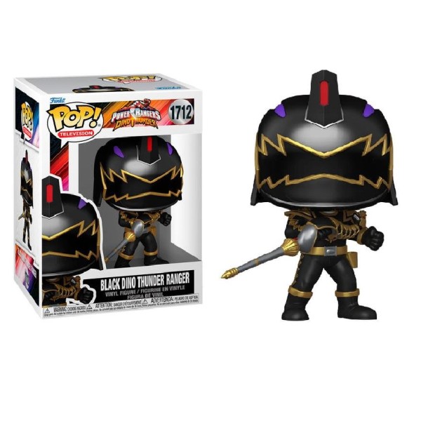 Funko Pop! Television: Power Rangers Dinothunder - Black Dinothunder Ranger #1712 Vinyl Figure