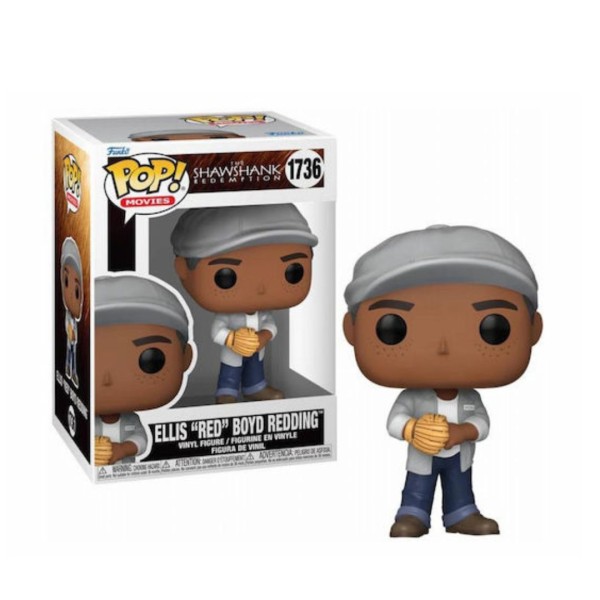 Funko Pop! Movies: The Shawshank Redemption - Ellis 'Red' Boyd Redding #1736 Vinyl Figure Funko Pop! Movies: The Shawshank Redemption - Ellis 'Red' Boyd Redding #1736 Vinyl Figure