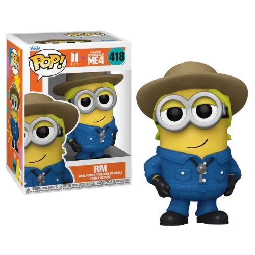 Funko Pop! Rocks: Despicable Me 4 x BTS - RM #418 Vinyl Figure